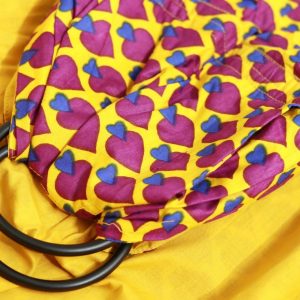 Double Layer Cotton Ring Sling Yellow
