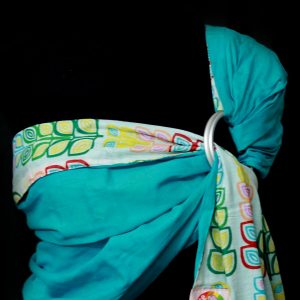 Mulmul Double Layer Ring Sling Blue