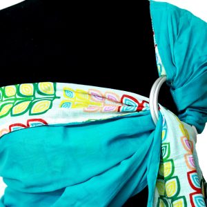 Mulmul Double Layer Ring Sling Blue