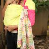 Mulmul Double Layer Ring Sling Yellow