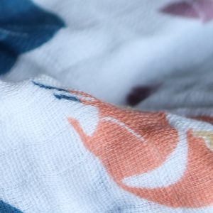 SWB-013(2) Cookiie Blanket swaddle wrap - muslin - fox