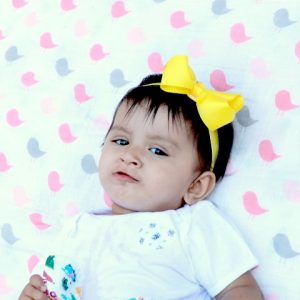 SWB 010 (1) Cookiie baby blanket muslin swaddle wrap - chirp pink
