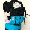 B - 0007 (3) Cookiie baby carrier GO - Black on Blue