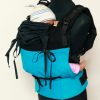 B - 0007 (1) Cookiie baby carrier GO - Black on Blue