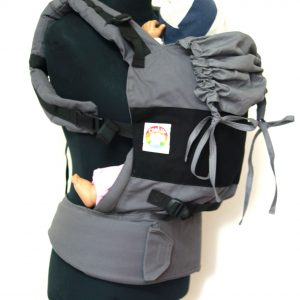 B - 0003 (3) Cookiie baby carrier GO - Black on Grey