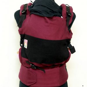B - 0008 (1) Cookiie baby carrier GO - Charcoal on Plum Purple