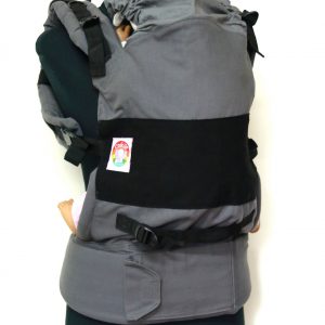 B - 0003 (2) Cookiie baby carrier GO - Black on Grey