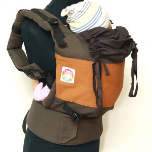 B - 0009 (5) Cookiie baby carrier GO- Mustard on Cedar brown