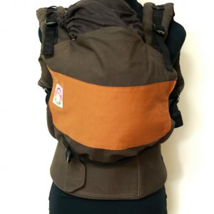 B - 0009 (2) Cookiie baby carrier GO- Mustard on Cedar brown