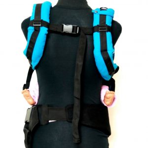 B - 0006 (2) Cookiie baby carrier GO - Blue half black