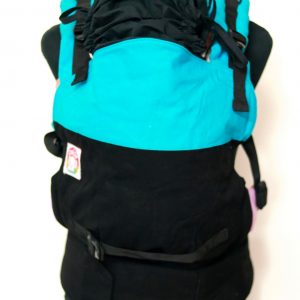 B - 0006 (1) Cookiie baby carrier GO - Blue half black