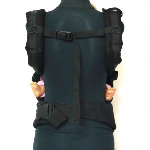 B - 0004 (2) Cookiie baby carrier GO - Grey on Black