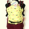 S-2020-- E-0005 (2) Cookiie baby carrier Original and Embrace - Doggy on Plum purple