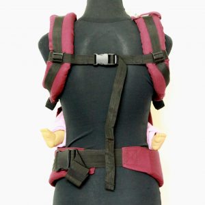 S-2020-- E-0005 (2) Cookiie baby carrier Original and Embrace - Doggy on Plum purple