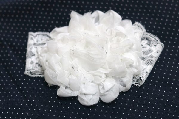 Cookiie Baby Headband lace white