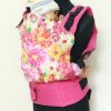 T-1010 (2) Cookiie baby carrier Toddler - Pink petunia flowers