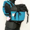 B - 0006 (4) Cookiie baby carrier GO- Tourquoise on Black
