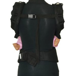 E-0008 (6) Cookiie baby carrier - Embrace - Chevron twist on black