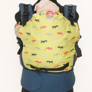 E-0007 (5) Cookiie baby carrier - Embrace - Doggy Days on Blue