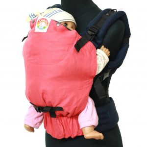 YOGA 4 (3) cookiie baby carrier linen - salmon