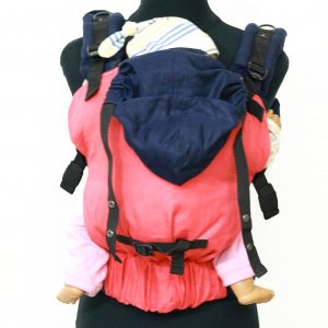 YOGA 4 (1) cookiie baby carrier linen - salmon