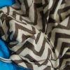 S- 3059 (1) cookiie ring sling baby carrier double layer cotton- chevron java on azure block