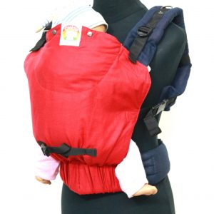 YOGA 6 (3) cookiie baby carrier linen - scarlet