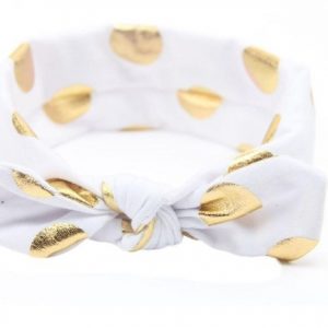 HBB-14 Newborn Headband Girl polka