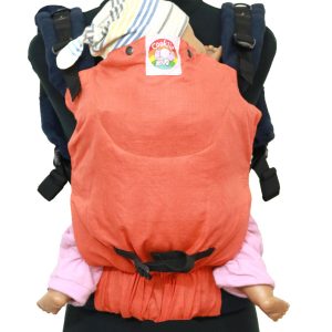 YOGA 2 (5) cookiie baby carrier linen - pumpkin