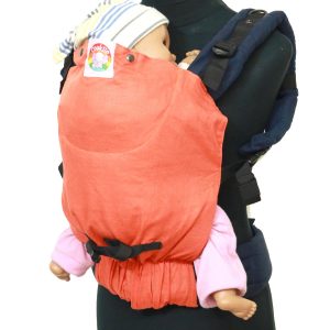 YOGA 2 (4) cookiie baby carrier linen - pumpkin