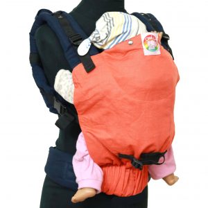 YOGA 2 (2) cookiie baby carrier linen - pumpkin