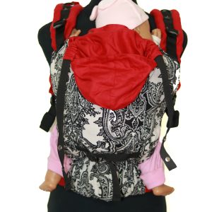 YOGA 1 (2) cookiie baby carrier linen - damask royale