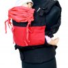 B - 0012 (2) Cookiie baby carrier GO Red on Black