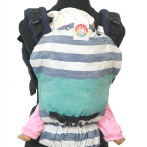 YOGA 7(5) Cookiie Linen baby carrier Stripe Tease