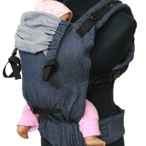YOGA 13 (4) Cookiie Woven baby Carrier - Denim Dreams