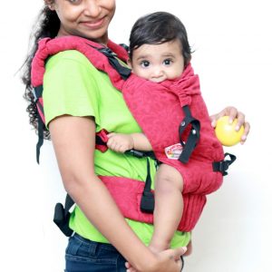 YOGA 8(10) cookiie baby carrier woven Sangria Red
