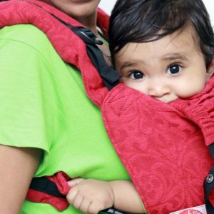 YOGA 8(8) cookiie baby carrier woven Sangria Red