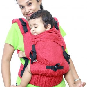 YOGA 8 cookiie baby carrier woven Sangria Red