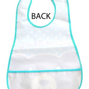 WBA 12 (4) baby bib with velcro
