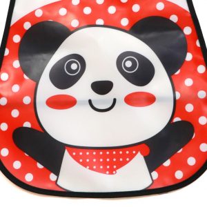 WBA 12 (5) baby bib with velcro panda