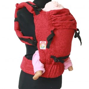 YOGA 8(4) cookiie baby carrier woven Sangria Red
