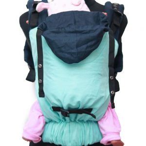 Cookie Ergonomic Linen Baby Carrier - Blue