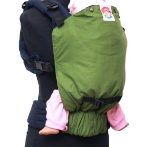 Cookie Ergonomic Linen Baby Carrier - Green