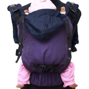 Cookie Ergonomic Linen Baby Carrier - Purple