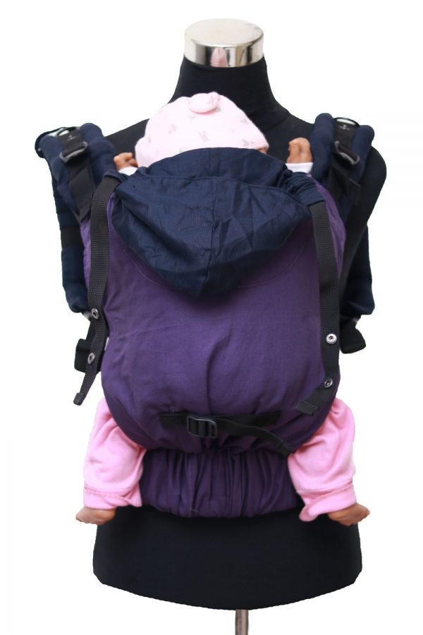 Cookie Ergonomic Linen Baby Carrier - Purple