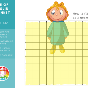 Cookie Muslin Baby Blanket Sizing - Muslin