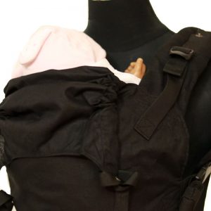 Cookie Ergonomic Linen Baby Carrier - Black