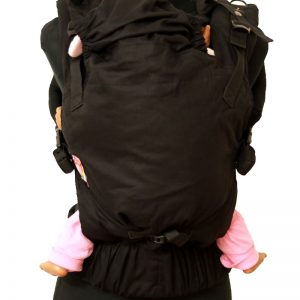 Cookie Ergonomic Linen Baby Carrier - Black