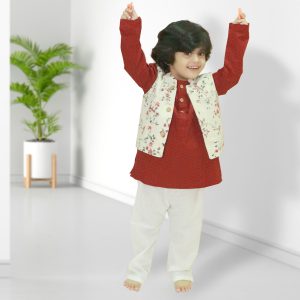 A-Maroon-Kids-Kurta-Pyjama-1