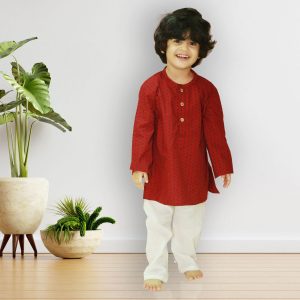 A-Maroon-Kids-Kurta-Pyjama-2